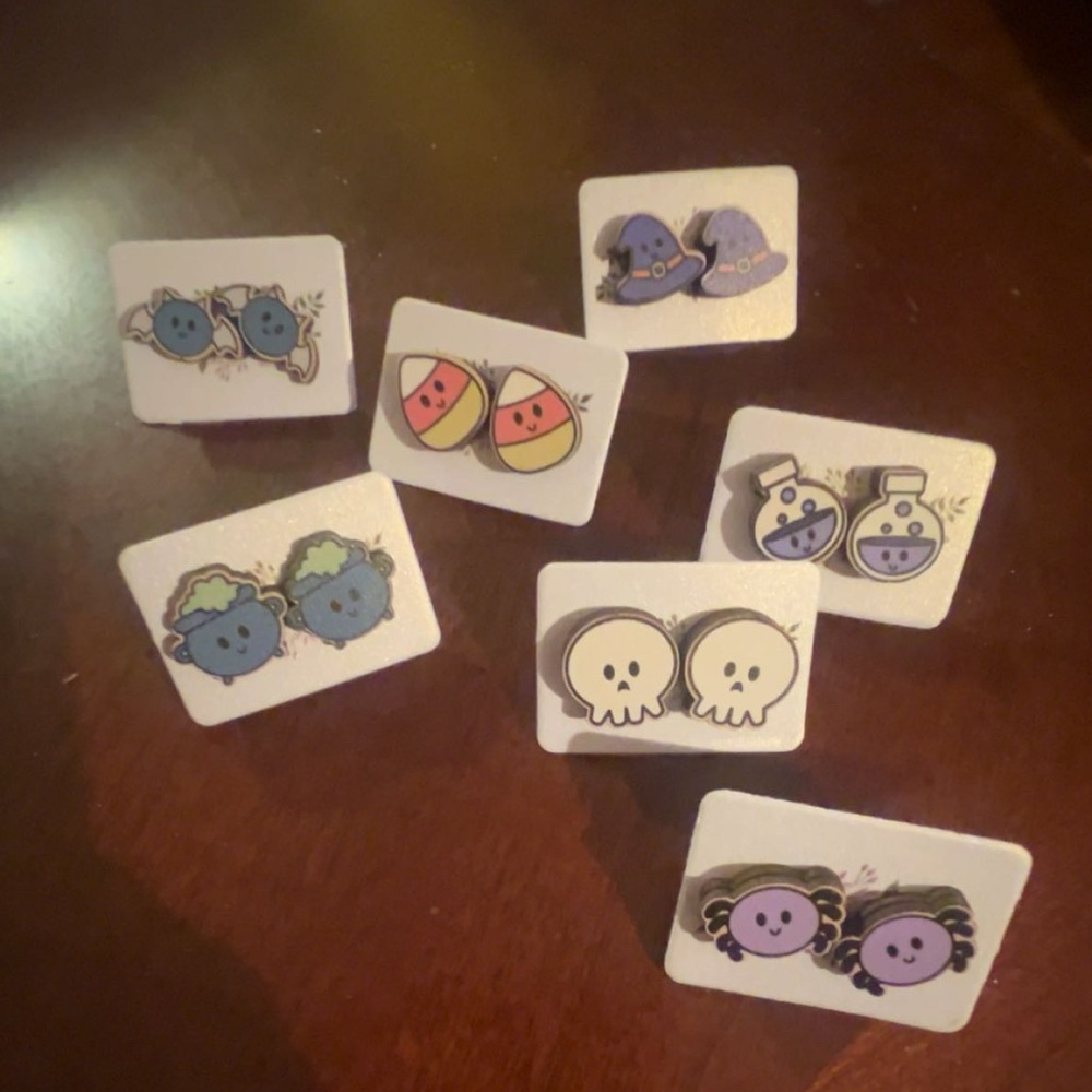 Fun Halloween Earrings Set